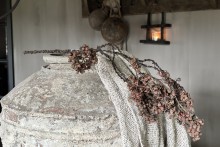 Kunsttak Ligustrum vulgare met Paarse Bessen